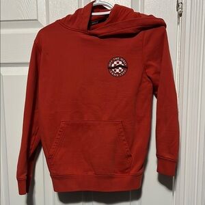 Vans orange hoodie boys youth size medium
